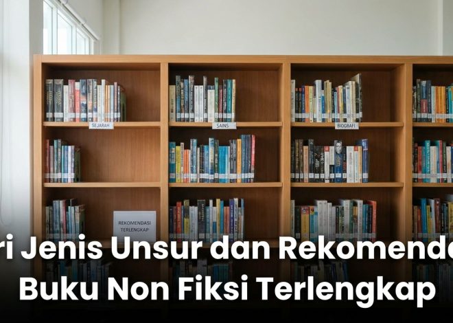 Ciri Jenis Unsur dan Rekomendasi Buku Non Fiksi Terlengkap