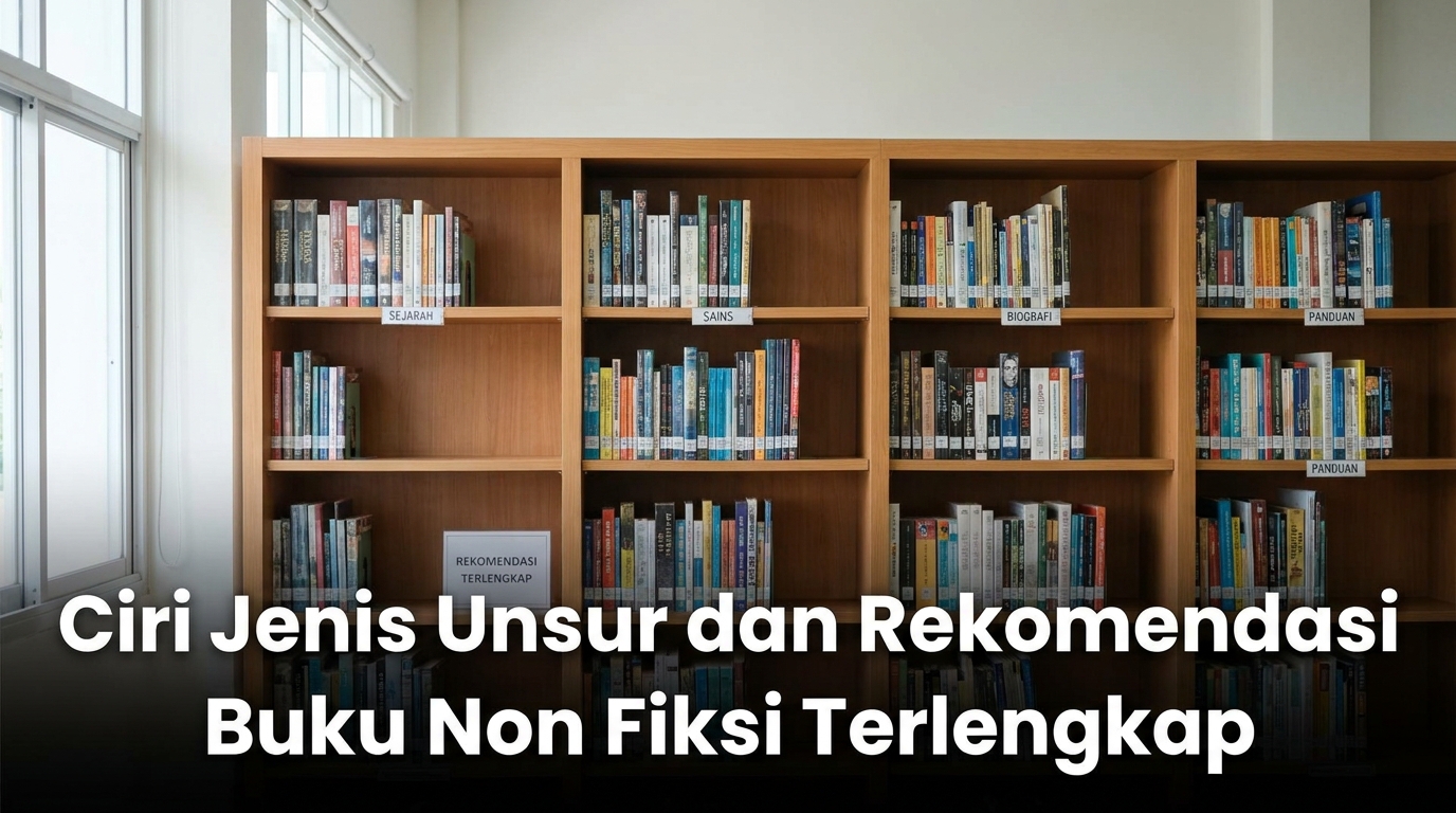 Ciri Jenis Unsur dan Rekomendasi Buku Non Fiksi Terlengkap