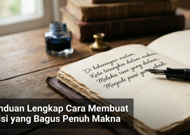Panduan Lengkap Cara Membuat Puisi yang Bagus Penuh Makna