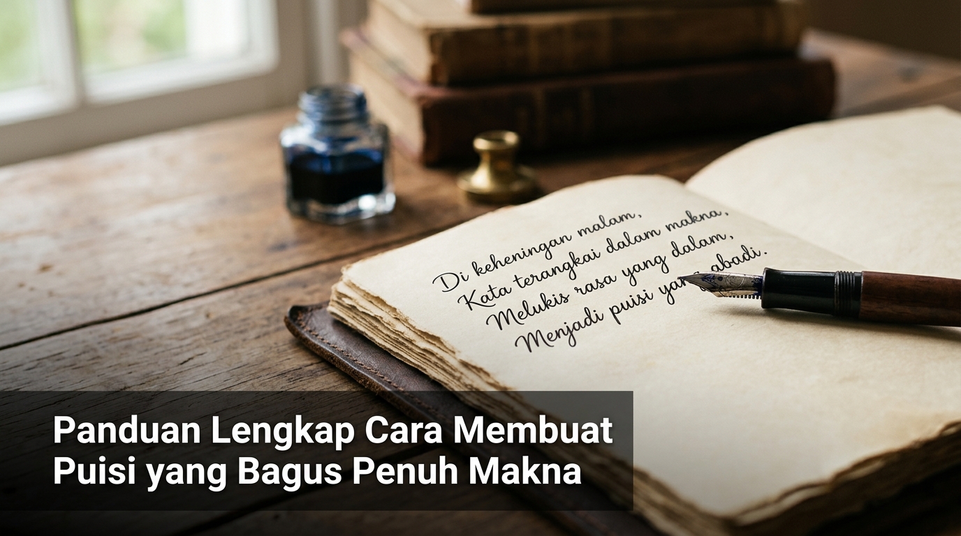 Panduan Lengkap Cara Membuat Puisi yang Bagus Penuh Makna
