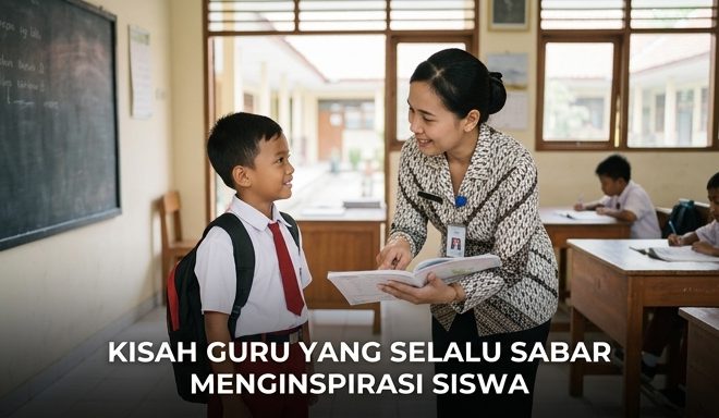 Kisah Guru Yang Selalu Sabar Menginspirasi Siswa