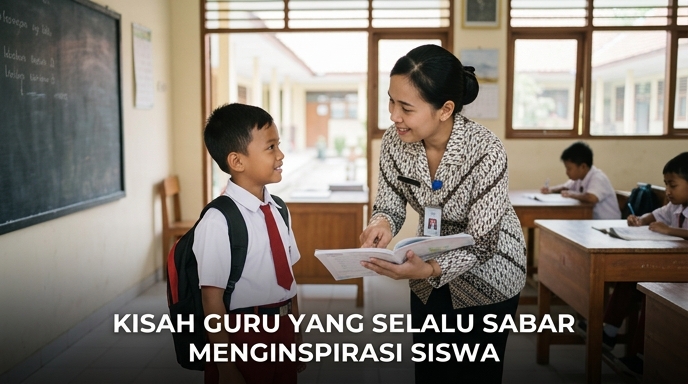 Kisah Guru Yang Selalu Sabar Menginspirasi Siswa